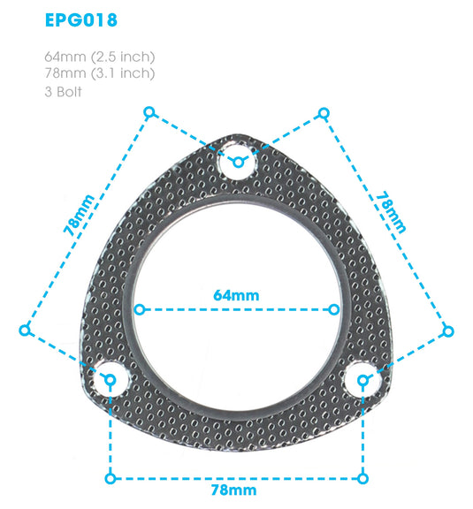 Universal Exhaust Flange Gaskets